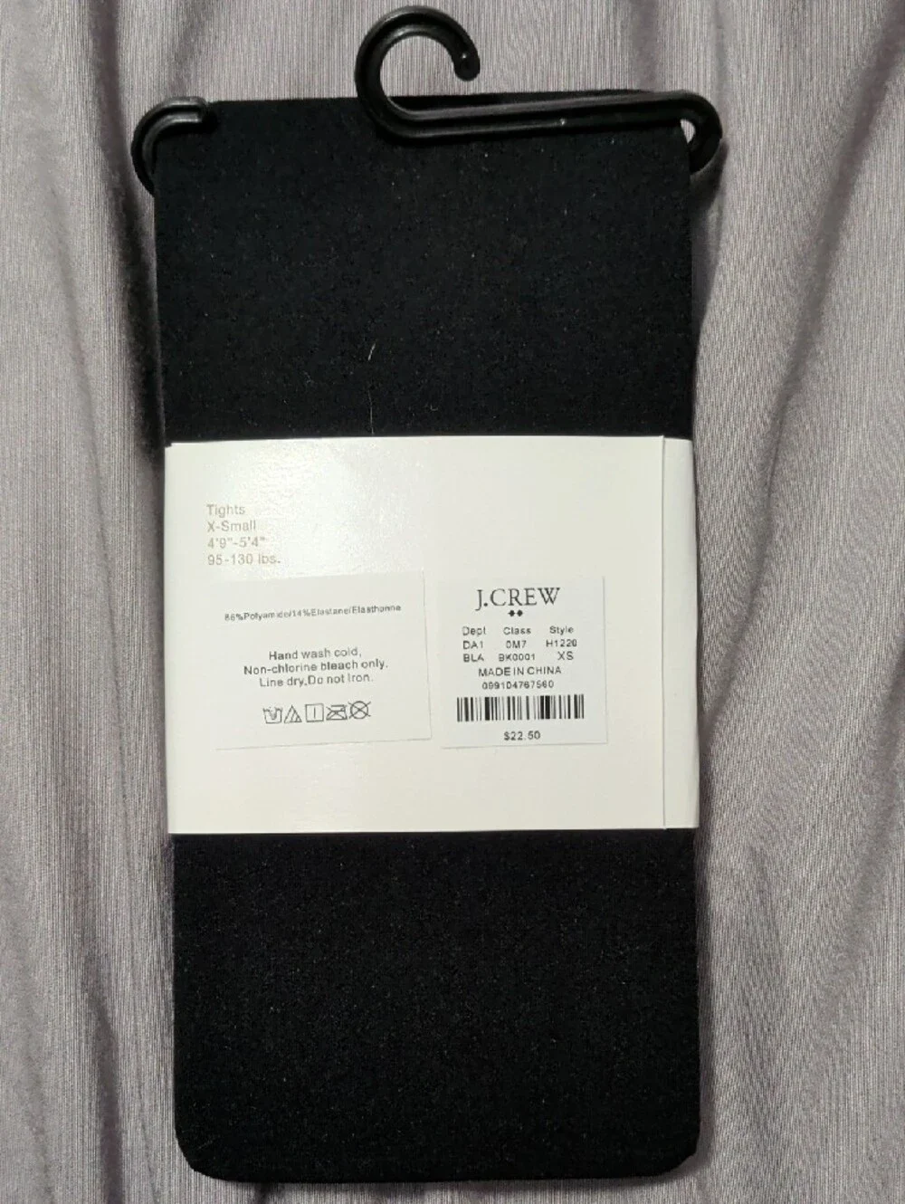 J. Crew Black Tights - new